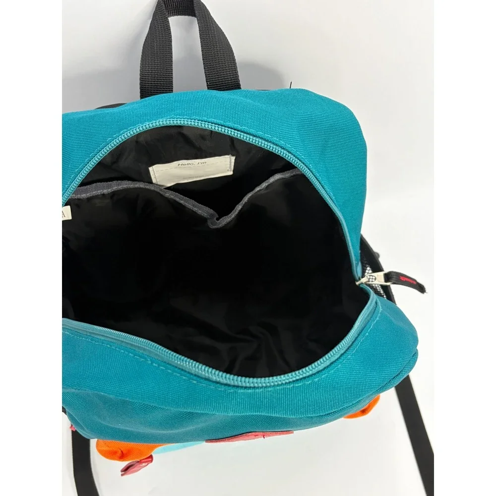Hawlander Colorblock Backpack Teal Orange Blue Kids School Travel Bag